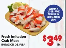 Vallarta Supermarkets Fresh Imitation Crab Meat / IMITACION DE JAIBA offer