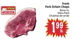 Foodmaxx Fresh Pork Sirloin Chops offer