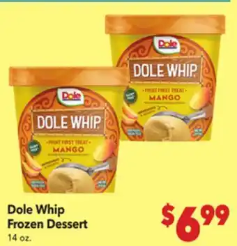 Vallarta Supermarkets Dole Whip Frozen Dessert offer