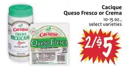 Foodmaxx Cacique Queso Fresco or Crema offer