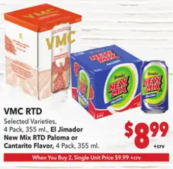 Vallarta Supermarkets VMC RTD offer