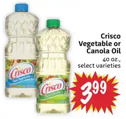 Foodmaxx Crisco Vegetable or Canola Oil offer