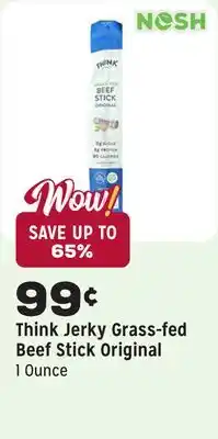 Grocery Outlet Grass-fed Beef Stick Original offer