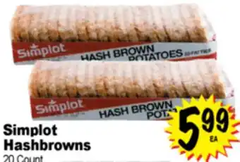 Superior Grocers Simplot Hashbrowns offer