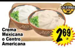 Superior Grocers Crema Mexicana o Centro Americana offer