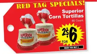 Superior Grocers Superior Corn Tortillas offer