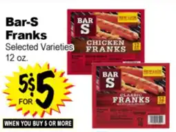 Superior Grocers Bar-S Franks offer