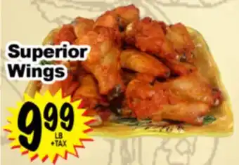 Superior Grocers Superior Wings offer