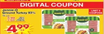 Superior Grocers Jennie-O Ground Turkey 93% offer