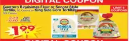 Superior Grocers Guerrero Riquisimas Flour or Sonora Style Tortilla offer