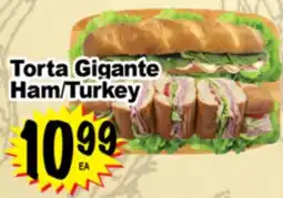 Superior Grocers Torta Gigante Ham/Turkey offer