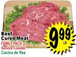 Superior Grocers Beef Cured Meat offer