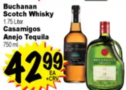 Superior Grocers Buchanan Scotch Whisky 1.75 Liter. Casamigos Anejo Tequila 750 ml offer