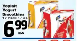 Superior Grocers Yoplait Yogurt Smoothies offer