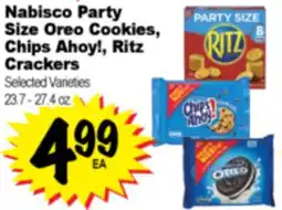 Superior Grocers Nabisco Party Size Oreo Cookies, Chips Ahoy!, Ritz Crackers offer