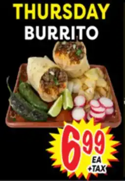 Superior Grocers THURSDAY BURRITO offer