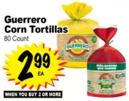 Superior Grocers Guerrero Corn Tortillas offer