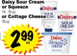 Superior Grocers Daisy Sour Cream or Squeeze 14 - 16 oz. or Cottage Cheese 16 oz offer