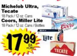 Superior Grocers Michelob Ultra, Tecate, Coors, Miller Lite offer