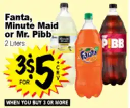 Superior Grocers Fanta, Minute Maid or Mr. Pibb offer