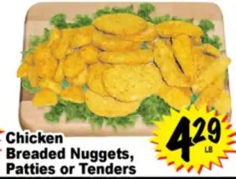Superior Grocers Chicken Breaded Nuggets, Patties or Tenders offer