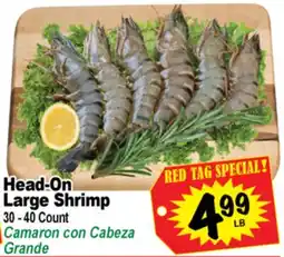 Superior Grocers Head-On Large Shrimp offer