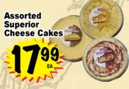 Superior Grocers Assorted Superior Cheese Cakes offer