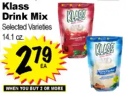 Superior Grocers Klass Drink Mix offer