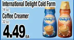 Superior Grocers International Delight Cold Form 14 oz. Coffee Creamer 32 oz offer