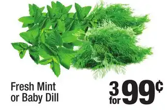 Super King Markets Fresh Mint or Baby Dill offer