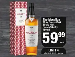 Super King Markets The Macallan 12 Yr Double Cask Single Malt Scotch Whisky offer