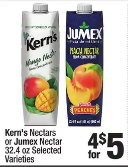 Super King Markets Kern's Nectars or Jumex Nectar offer