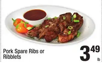 Super King Markets Pork Spare Ribs or Riblets offer