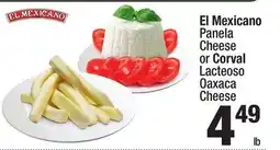 Super King Markets El Mexicano Panela Cheese or Corval Lacteoso Oaxaca Cheese offer