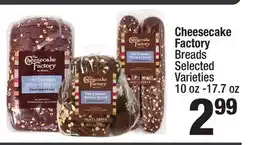 Super King Markets Cheesecake Factory Breads offer