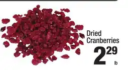 Super King Markets Dried Cranberries offer