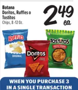 El Super Fresh Botana Doritos, Ruffles o Tostitos offer