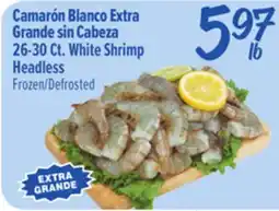 El Super Fresh 26-30 Ct. White Shrimp Headless offer