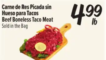 El Super Fresh Carne de Res Picada sin Hueso para Tacos offer