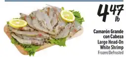 El Super Fresh Large Head-On White Shrimp offer