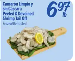 El Super Fresh Peeled & Deveined Shrimp Tail Off offer
