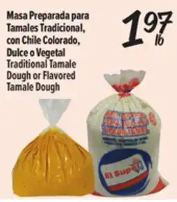 El Super Fresh Traditional Tamale Dough or Flavored Tamale Dough offer