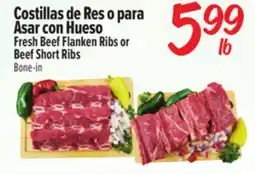 El Super Fresh Beef Flanken Ribs or Beef Short Ribs offer