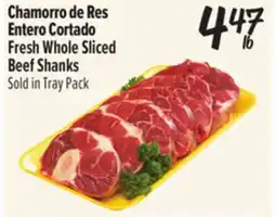 El Super Fresh Whole Sliced Beef Shanks offer