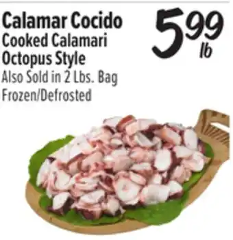 El Super Cooked Calamari Octopus Style offer