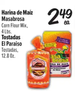 El Super Corn Flour Mix, 4 Lbs. or Tostadas 12.8, Oz offer