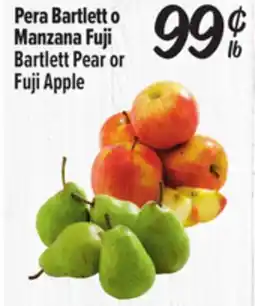 El Super Bartlett Pear or Fuji Apple offer
