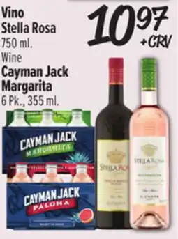 El Super Stella Rosa 750 ml. Wine Cayman Jack Margarita offer