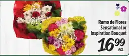 El Super Ramo de Flores Sensational or Inspiration Bouquet offer