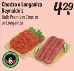 El Super Reynaldo's Bulk Premium Chorizo or Longaniza offer